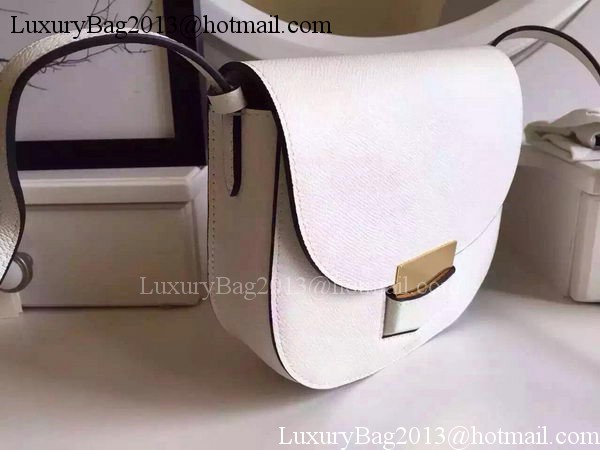 Celine Trotteur Bag Litchi Leather CTA4298 White