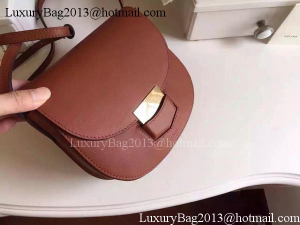 Celine Trotteur Bag Smooth Leather CTA4298 Brown