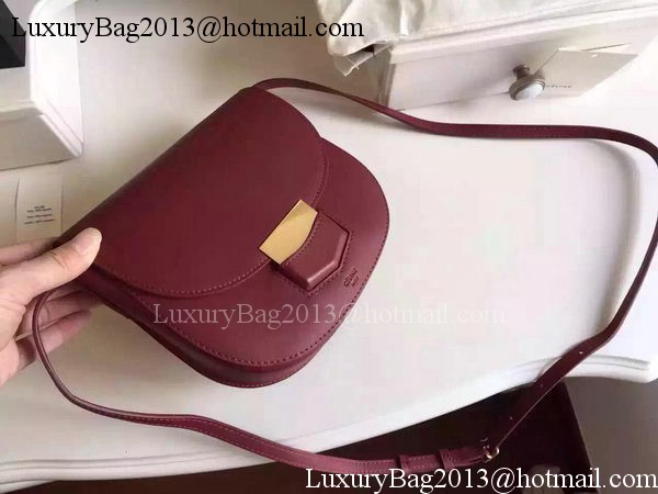 Celine Trotteur Bag Smooth Leather CTA4298 Burgundy