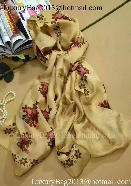 Alexander McQueen Scarf Silk MCQ10 Apricot