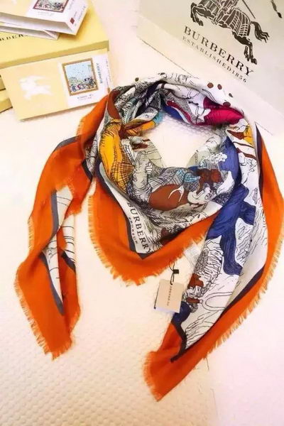 Burberry Scarves Cashmere BUR29 Orange