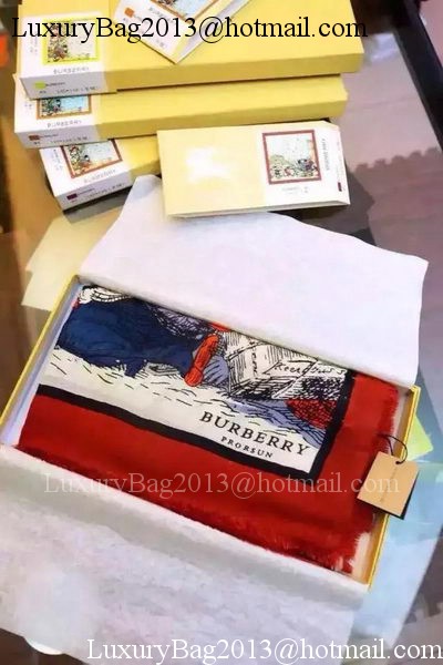 Burberry Scarves Cashmere BUR29 Red