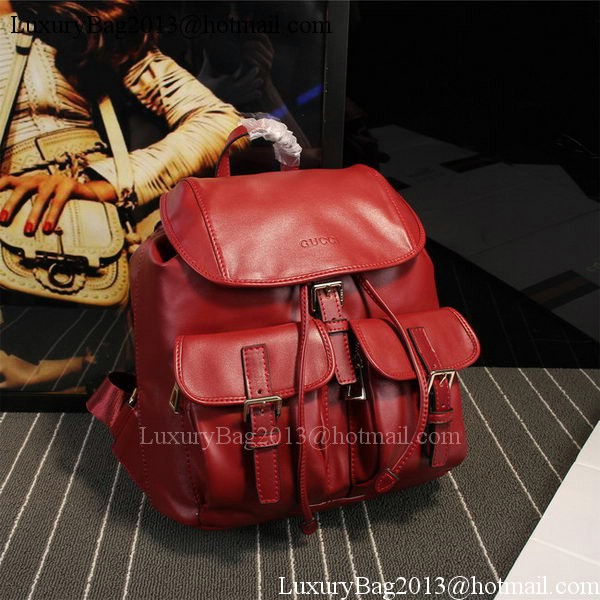 GUCCI Calfskin Leather Backpack 385848