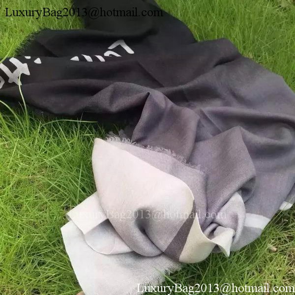 Louis Vuitton Scarf Cashmere LV109 Black