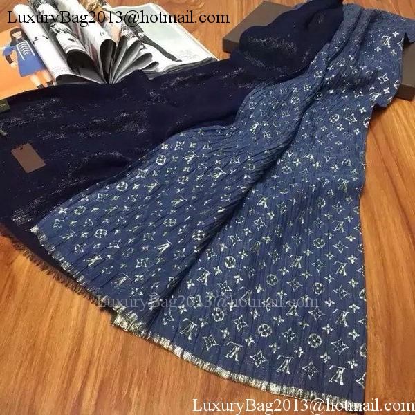 Louis Vuitton Scarf Silk LV107 Royal