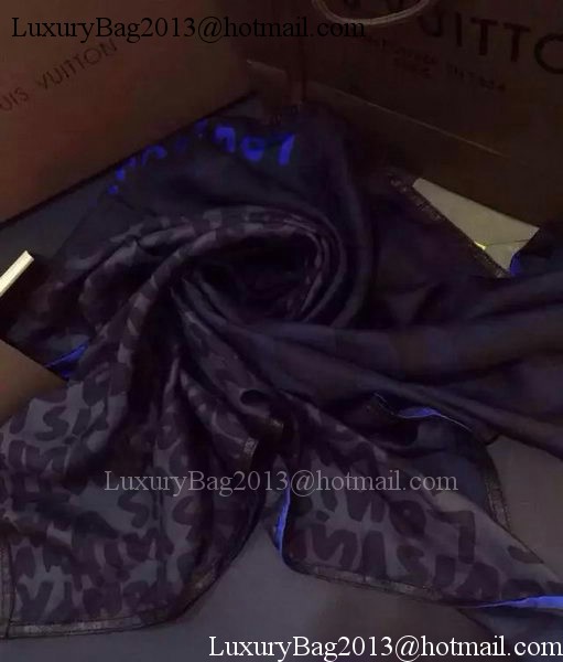 Louis Vuitton Scarf Silk LV108 Black