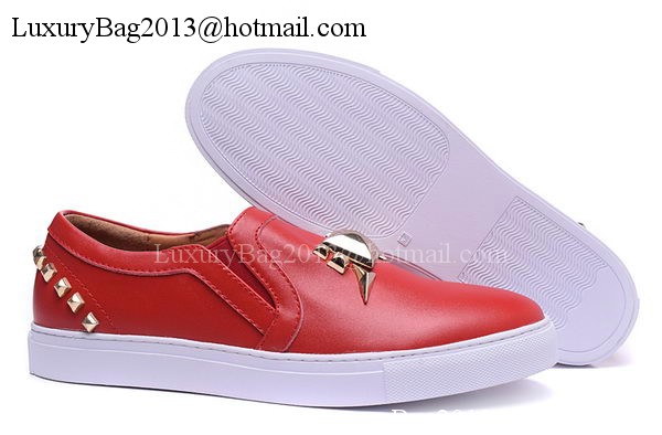 Giuseppe Zanotti Casual Shoes Leather GZ0390 Red