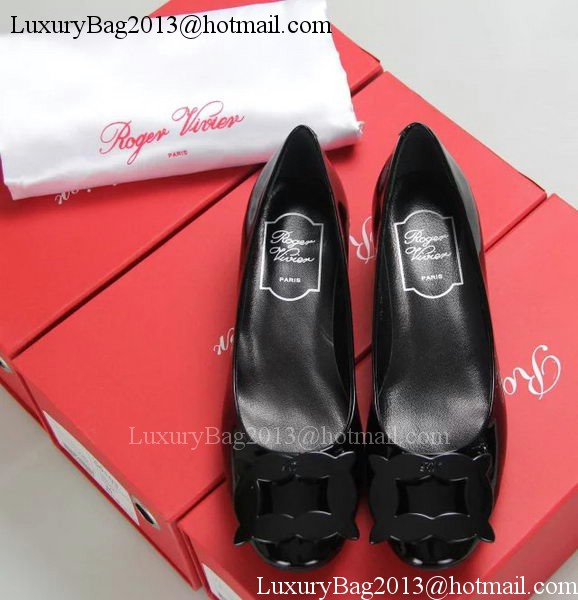 Roger Vivier Patent Leather RV283 Black