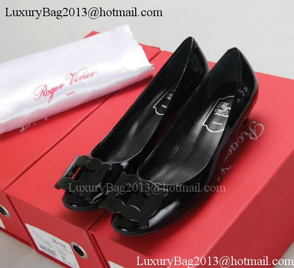 Roger Vivier Patent Leather RV283 Black