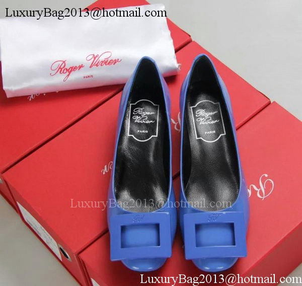 Roger Vivier Patent Leather RV283 Blue