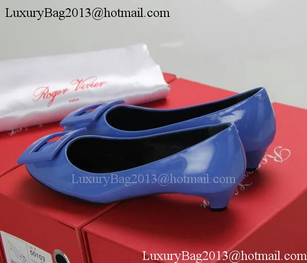 Roger Vivier Patent Leather RV283 Blue