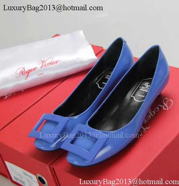 Roger Vivier Patent Leather RV283 Blue