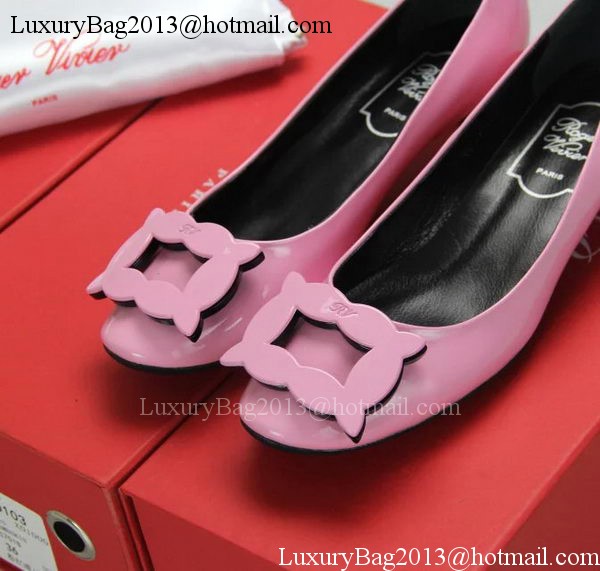 Roger Vivier Patent Leather RV283 Pink