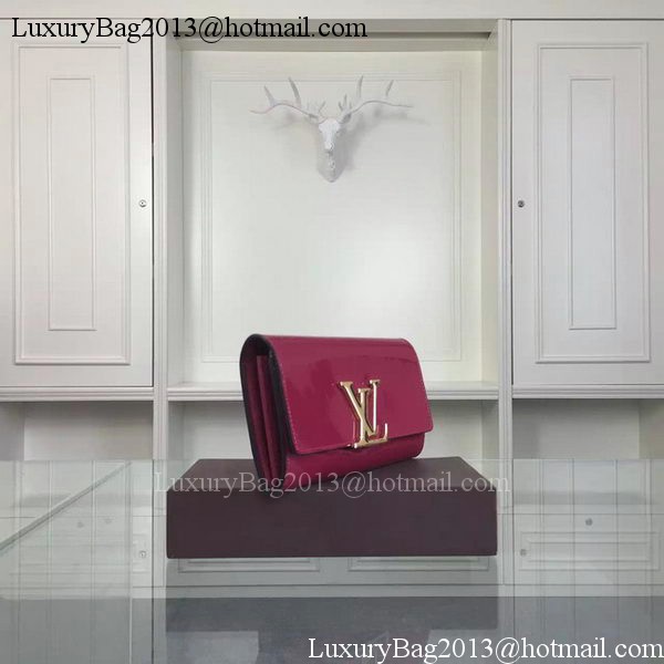 Louis Vuitton Vivienne Patent Leather LV Long Wallet M31637 Puple