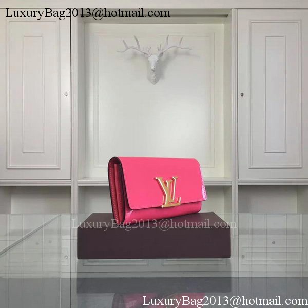 Louis Vuitton Vivienne Patent Leather LV Long Wallet M31637 Rose