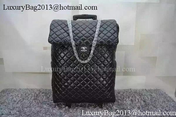 Chanel Classic Quilted Nylon Trolley A57438 Black