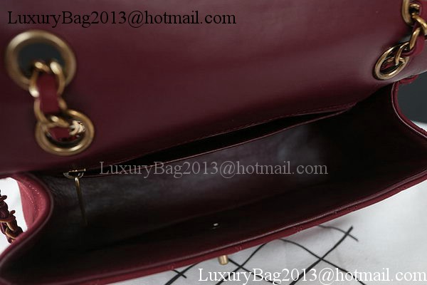 Chanel 2.55 Series Flap Bag Diamond Leather A1112CF Burgundy