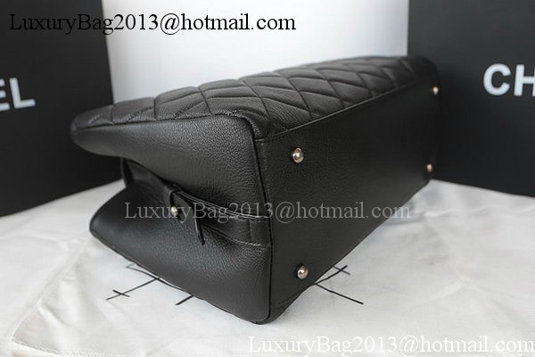 Chanel Shopper Bag Original Goat Leather A93021 Black