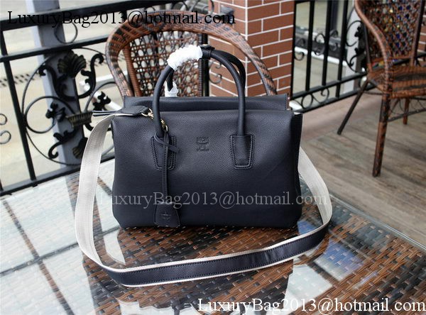 MCM Milla Tote Bag Calfskin Leather MCM1180 Black