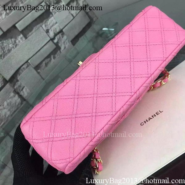 Chanel 2.55 Series Flap Bag Deerskin Leather A5024 Pink