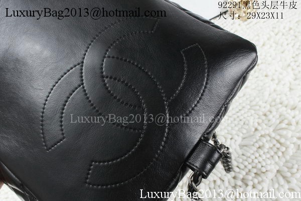 Chanel Backpack Calfskin Leather CHA92291 Black