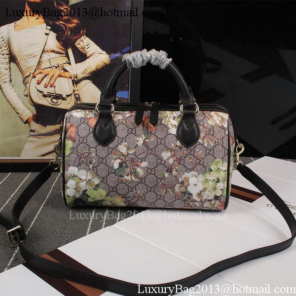 Gucci Blooms GG Supreme Top Handle Bag 409529 Black