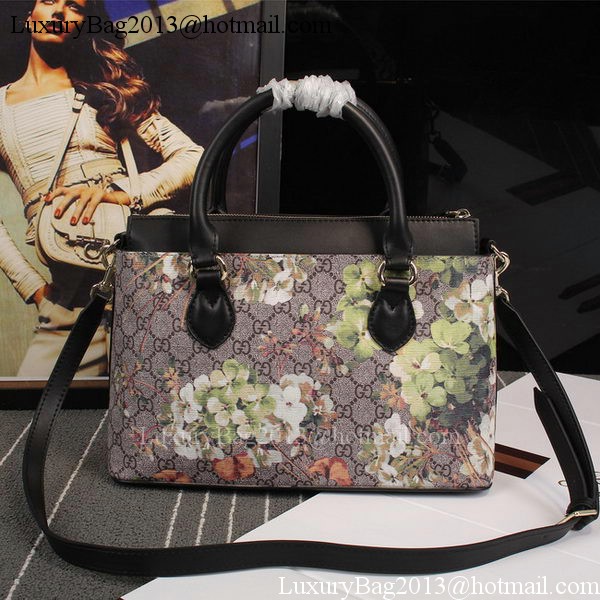 Gucci Blooms GG Supreme Tote Bag 409534 Black