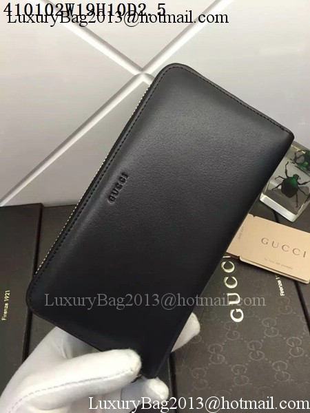 Gucci Smooth Leather Zip Around Wallets 410102