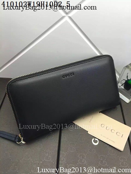 Gucci Smooth Leather Zip Around Wallets 410102