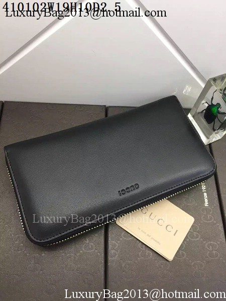 Gucci Smooth Leather Zip Around Wallets 410102