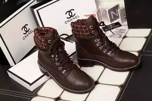 Chanel Ankle Boot CH1467 Brown