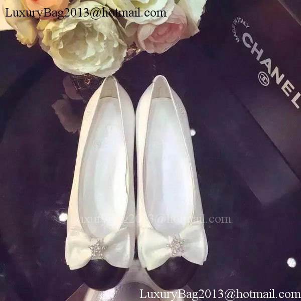 Chanel Ballerina Flat CH1459 White