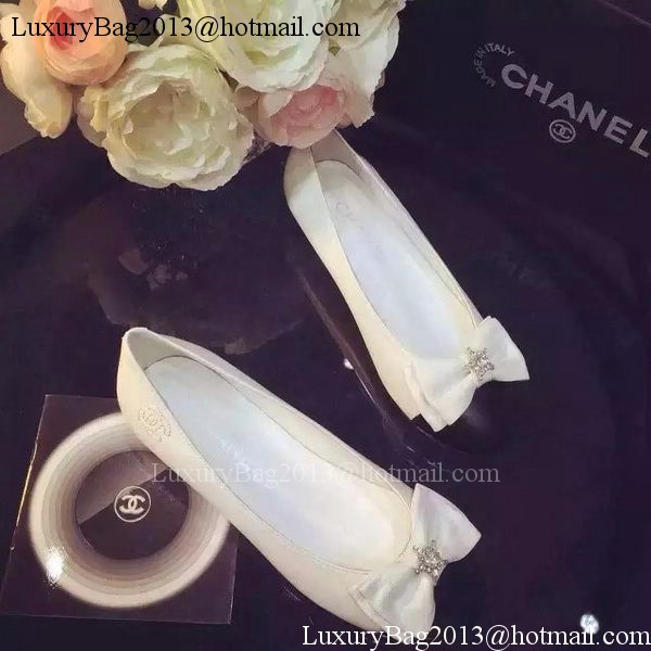 Chanel Ballerina Flat CH1459 White