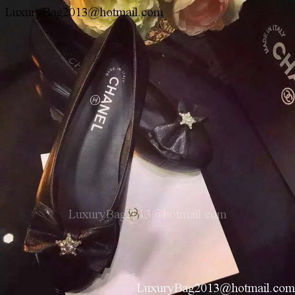 Chanel Ballerina Flat CH1460 Black