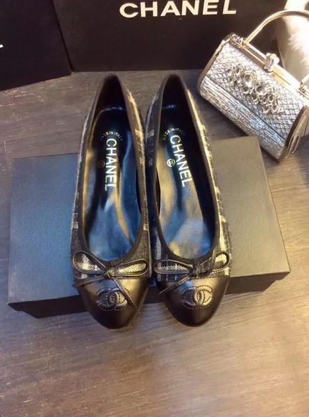 Chanel Ballerina Flat CH1463 Black