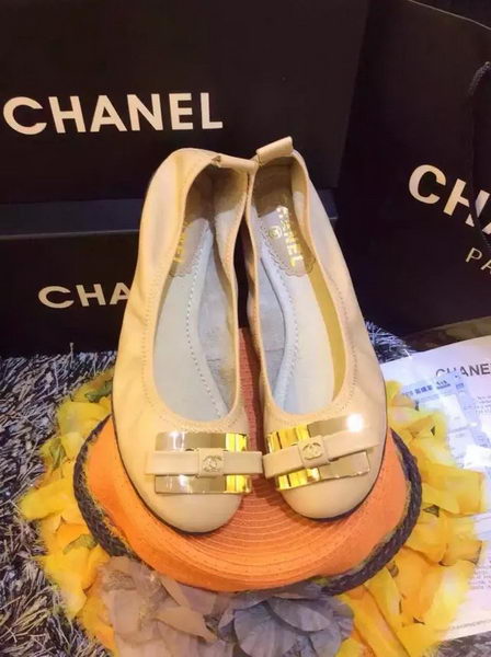 Chanel Ballerina Flat CH1516 Apricot