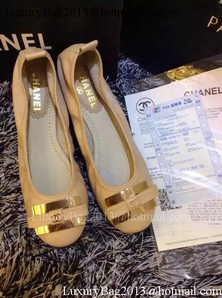 Chanel Ballerina Flat CH1516 Apricot