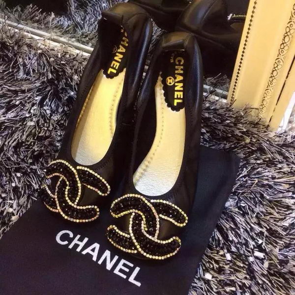 Chanel Ballerina Flat CH1520 Black