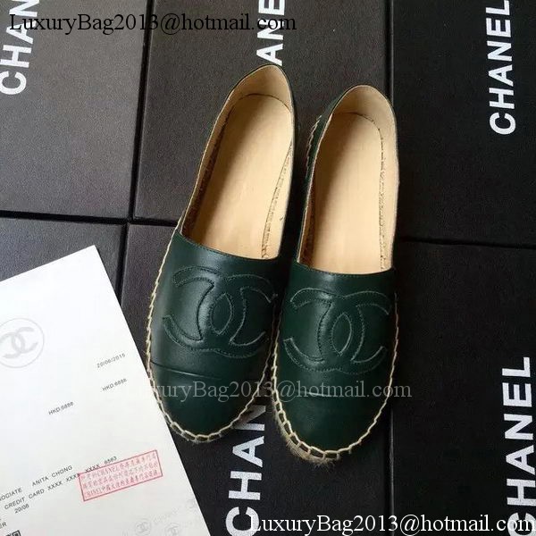 Chanel Espadrilles CH1512 Green