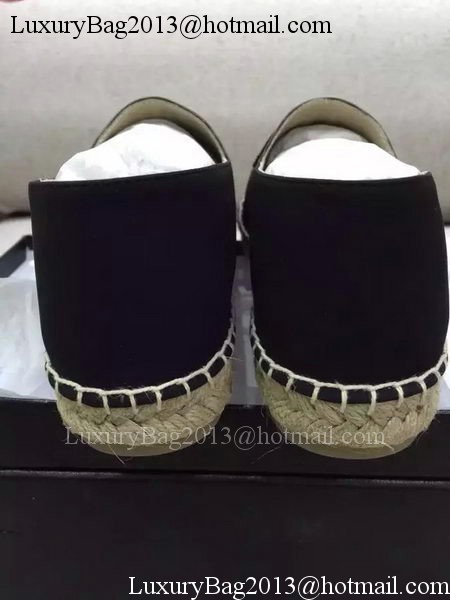 Chanel Espadrilles Canvas CH1449 Black