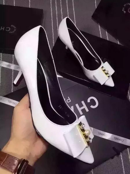 Chanel Pump CH1490 White