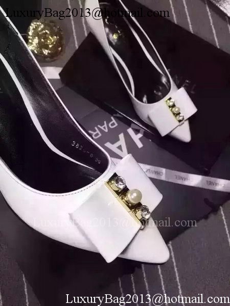 Chanel Pump CH1490 White