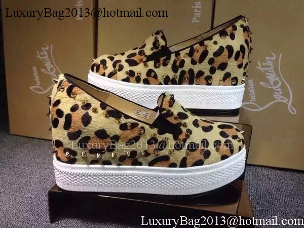 Christian Louboutin Casual Shoes CL1527 Leopard