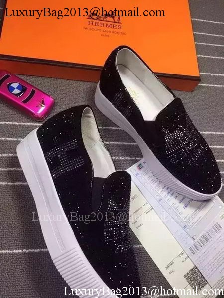 Hermes Casual Shoes HO0566 Black