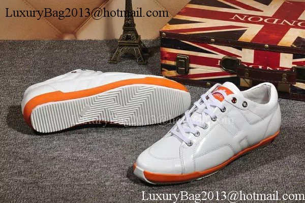 Hermes Casual Shoes Leather HO552 White