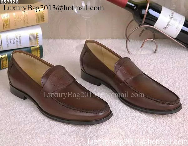 Hermes Casual Shoes Leather HO559 Brown