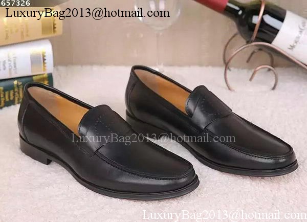 Hermes Casual Shoes Leather HO560 Black