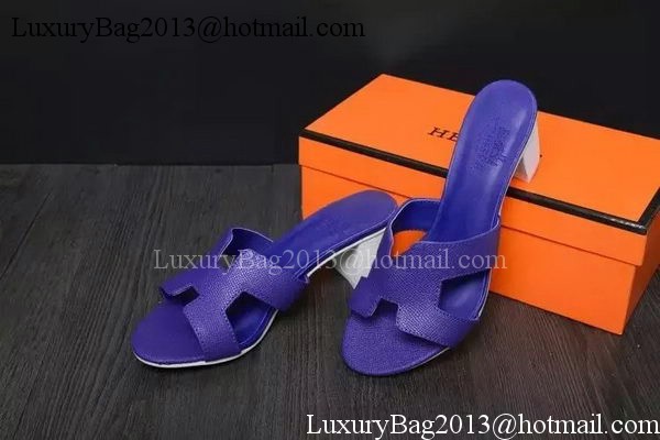 Hermes Slipper Leather HO0524 Violet