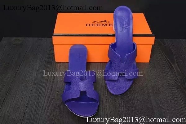 Hermes Slipper Leather HO0524 Violet