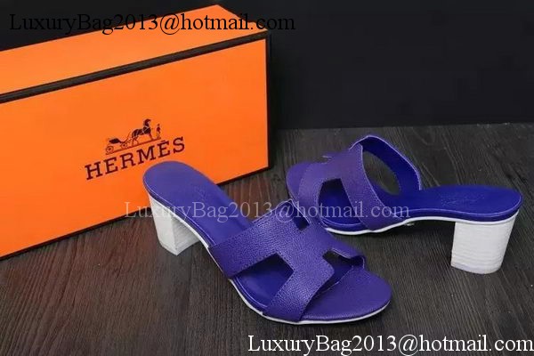 Hermes Slipper Leather HO0524 Violet